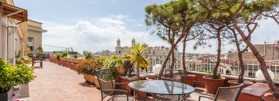 terraza apartahotel riu ebre
